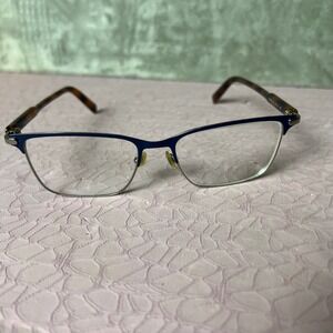Salvatore Ferragamo SF2179 Eyeglasses Blue Metal Tortoise Shell Frame italy